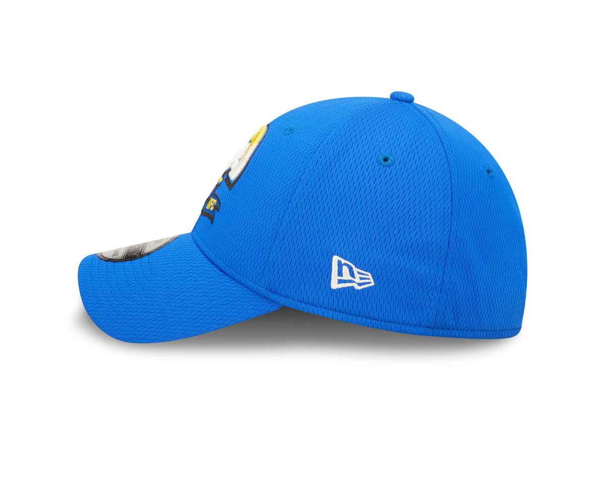 Los Angeles Rams New Era Blue 2022 Sideline Coaches 39THIRTY Flex Hat for Men product image 5, provided for visual reference