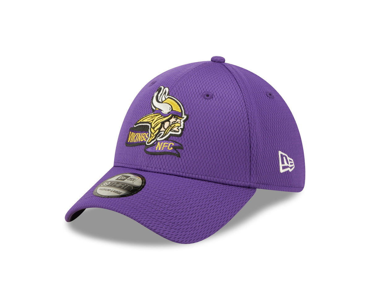 Minnesota Vikings New Era Purple 2022 Sideline Coaches 39THIRTY Flex Hat for Men product image 4, provided for visual