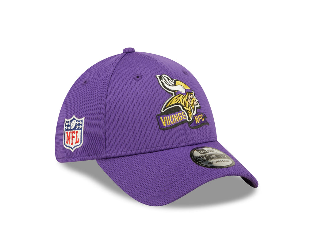 Minnesota Vikings New Era Purple 2022 Sideline Coaches 39THIRTY Flex Hat for Men product image 2, provided for visual