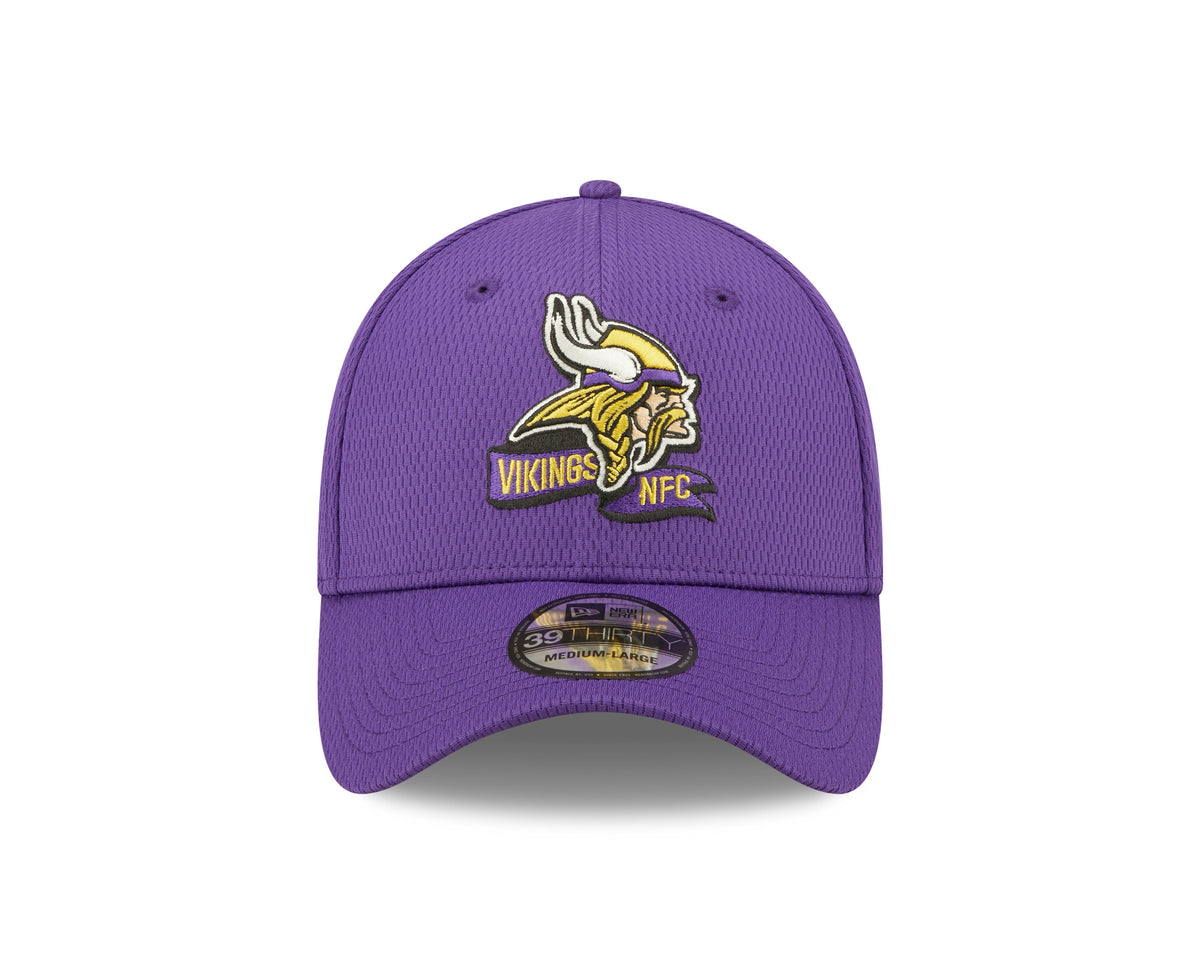 Minnesota Vikings New Era Purple 2022 Sideline Coaches 39THIRTY Flex Hat for Men product image 3, provided for visual