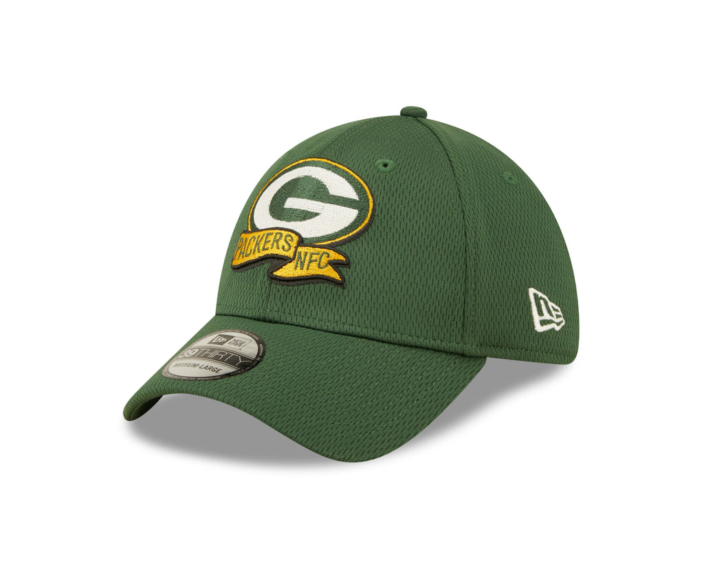Green Bay Packers New Era Green 2022 Sideline Coaches 39THIRTY Flex Hat for Men product image 3, provided for visual