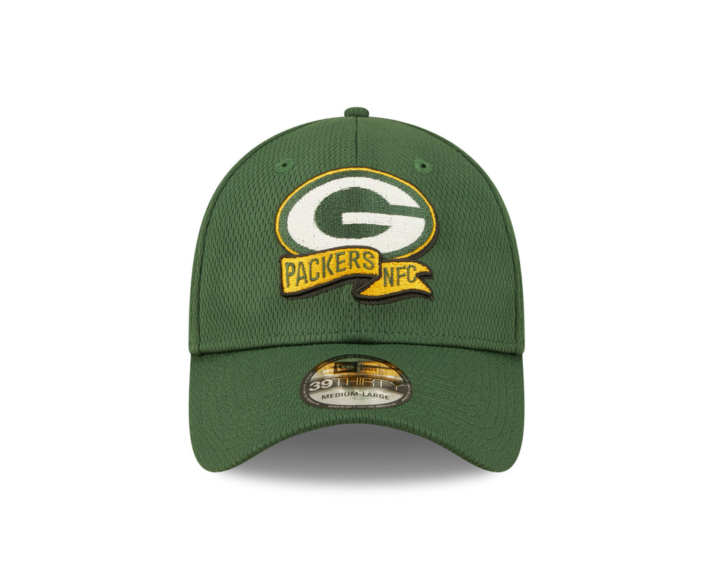 Green Bay Packers New Era Green 2022 Sideline Coaches 39THIRTY Flex Hat for Men product image 2, provided for visual