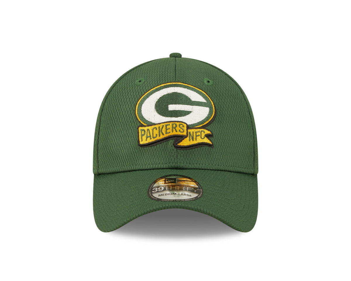 Green Bay Packers New Era Green 2022 Sideline Coaches 39THIRTY Flex Hat for Men product image 2, provided for visual