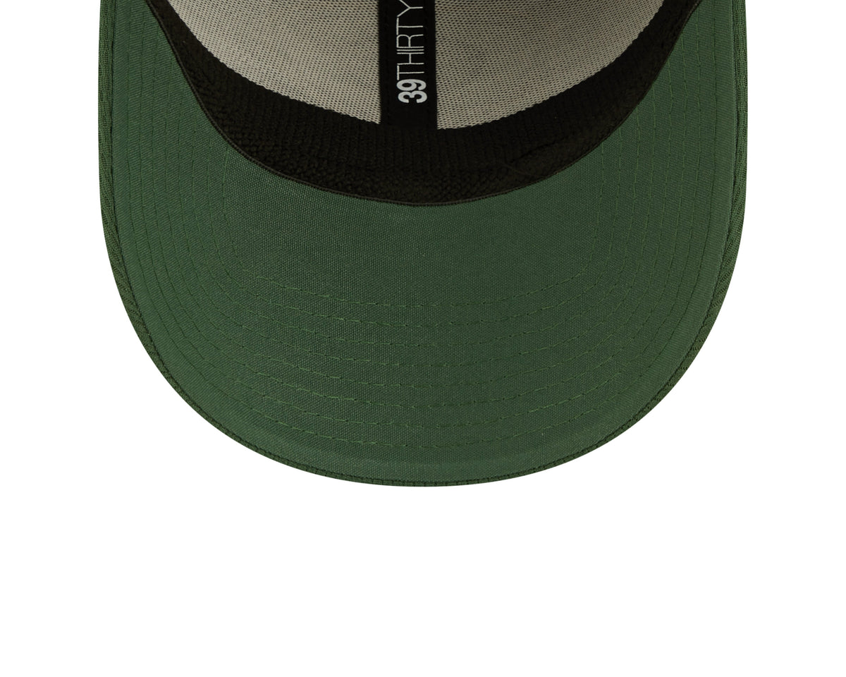 Green Bay Packers New Era Green 2022 Sideline Coaches 39THIRTY Flex Hat for Men product image 7, provided for visual