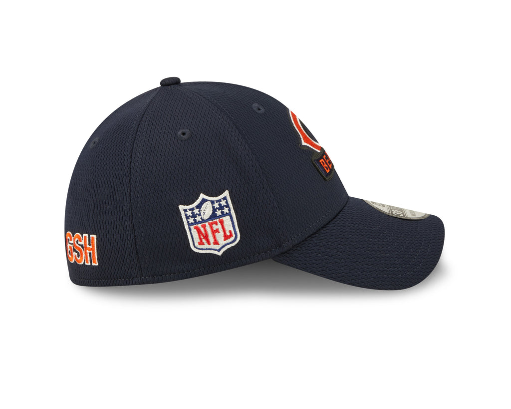 Chicago Bears Primary Logo New Era Navy 2022 Sideline Coaches 39THIRTY Flex Hat for Men product image 4, provided for visual