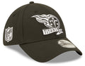Tennessee Titans New Era Black 2022 Sideline 39THIRTY Flex Hat for Men product image 1, provided for visual reference and
