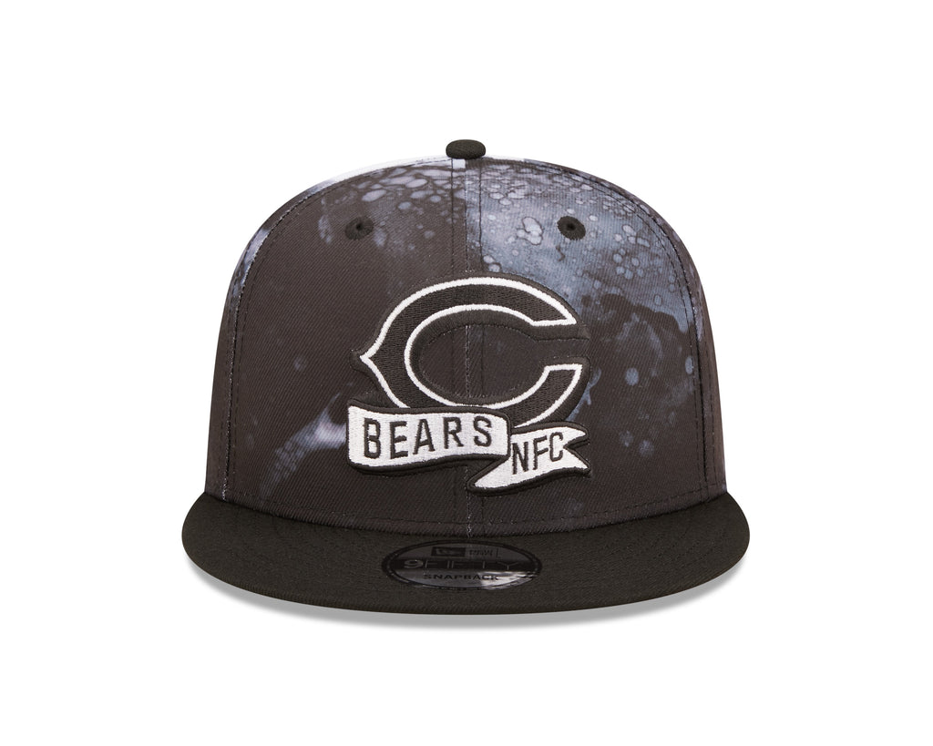 Chicago Bears New Era Black Ink 2022 NFL Sideline Primary Logo 9FIFTY Snapback Adjustable Hat for Men product image 2,