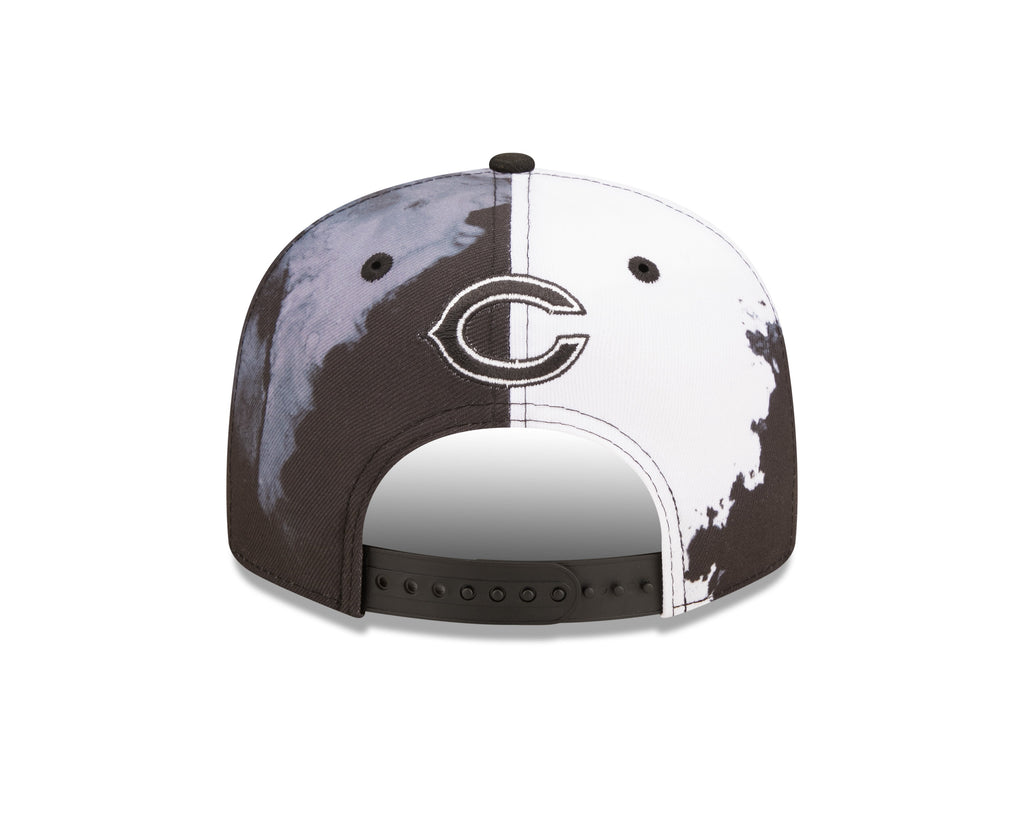 Chicago Bears New Era Black Ink 2022 NFL Sideline Primary Logo 9FIFTY Snapback Adjustable Hat for Men product image 6,