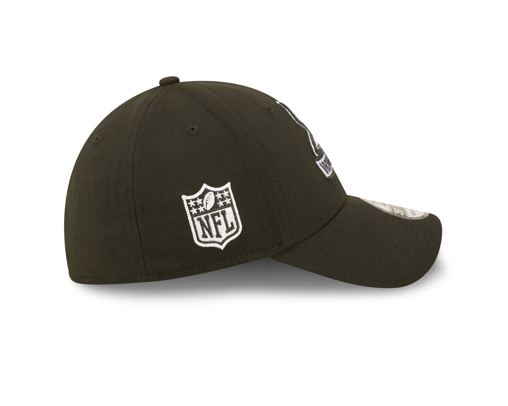 Minnesota Vikings New Era Black 2022 Sideline 39THIRTY Flex Hat for Men product image 4, provided for visual reference and