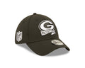 Green Bay Packers New Era Black 2022 Sideline 39THIRTY Flex Hat for Men product image 1, provided for visual reference and