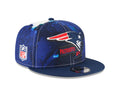 New England Patriots New Era Ink 2022 NFL Sideline 9FIFTY Snapback Adjustable Hat for Men product image 1, provided for