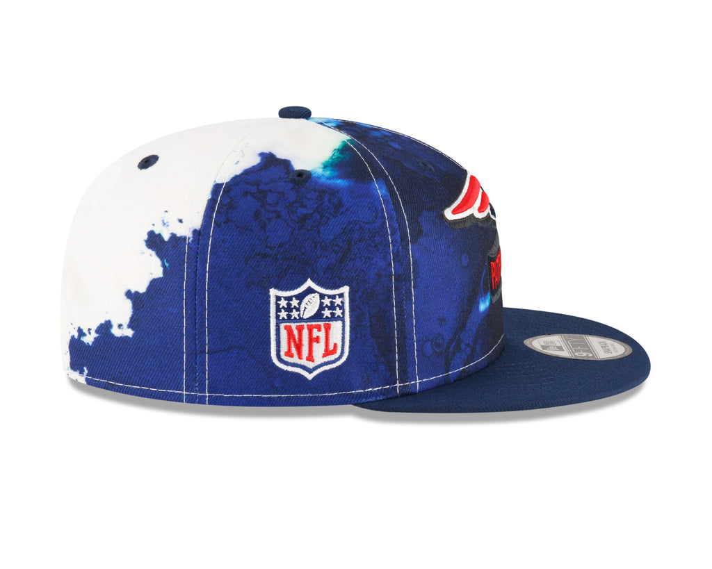 New England Patriots New Era Ink 2022 NFL Sideline 9FIFTY Snapback Adjustable Hat for Men product image 4, provided for