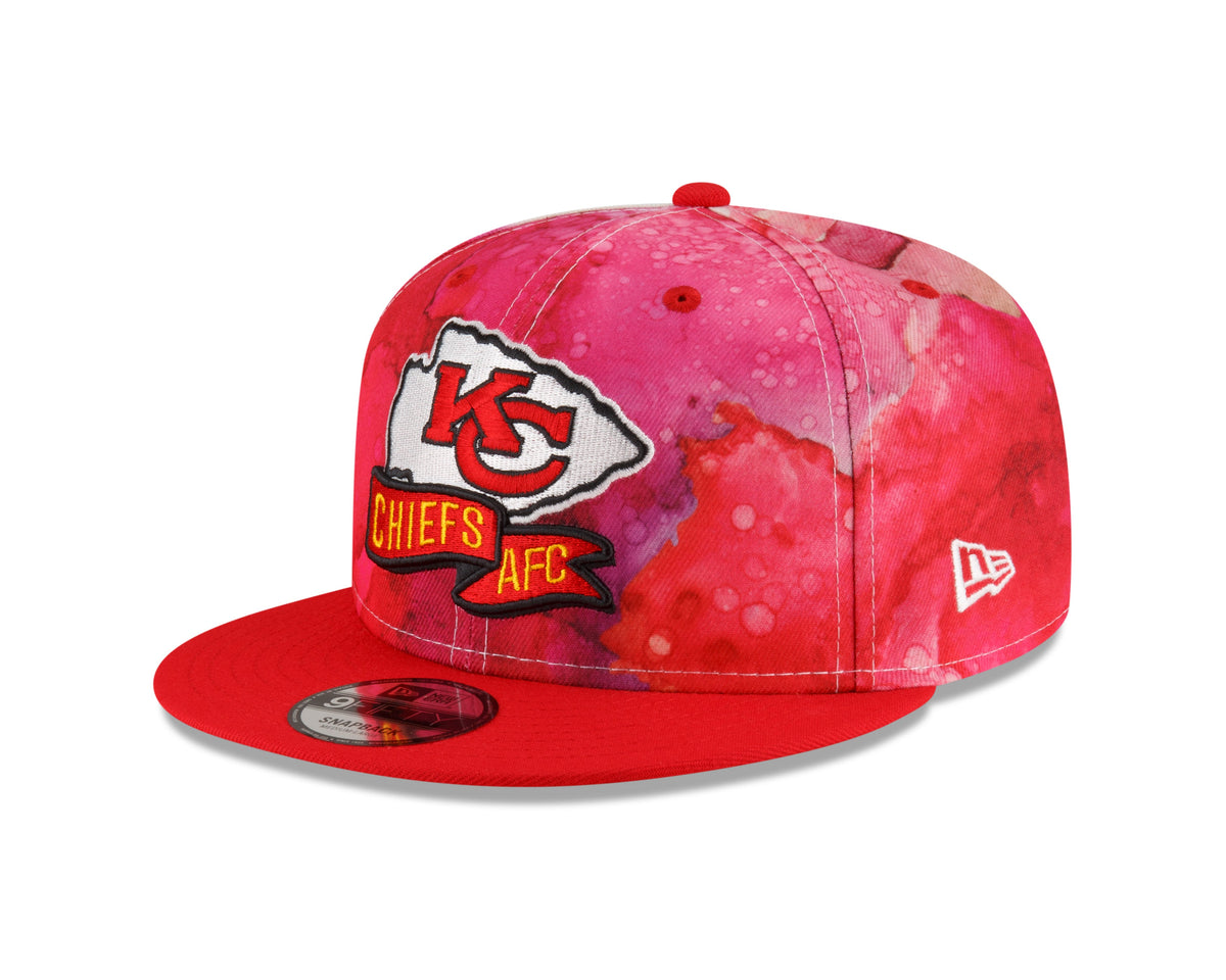 Kansas City Chiefs New Era Ink 2022 NFL Sideline 9FIFTY Snapback Adjustable Hat for Men product image 3, provided for visual