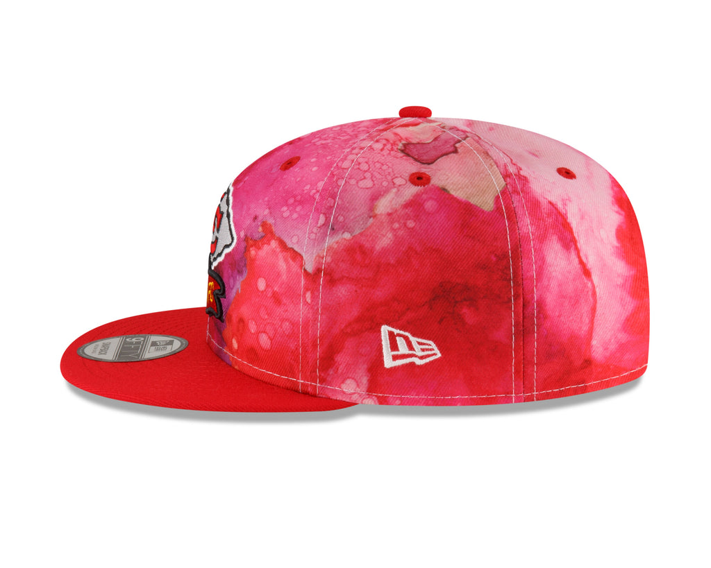 Kansas City Chiefs New Era Ink 2022 NFL Sideline 9FIFTY Snapback Adjustable Hat for Men product image 5, provided for visual
