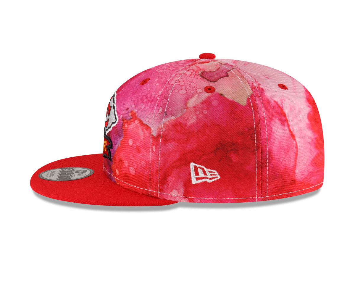 Kansas City Chiefs New Era Ink 2022 NFL Sideline 9FIFTY Snapback Adjustable Hat for Men product image 5, provided for visual