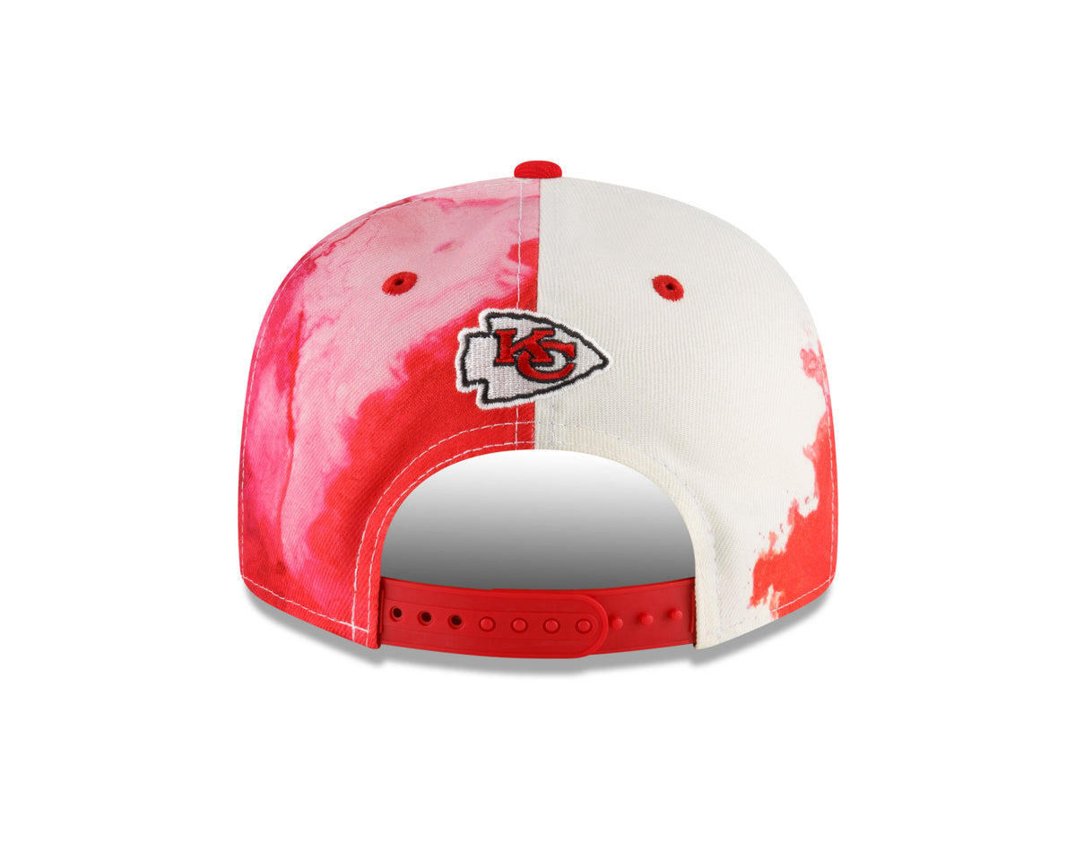 Kansas City Chiefs New Era Ink 2022 NFL Sideline 9FIFTY Snapback Adjustable Hat for Men product image 6, provided for visual