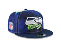 Seattle Seahawks New Era Ink 2022 NFL Sideline 9FIFTY Snapback Adjustable Hat for Men product image 1, provided for visual