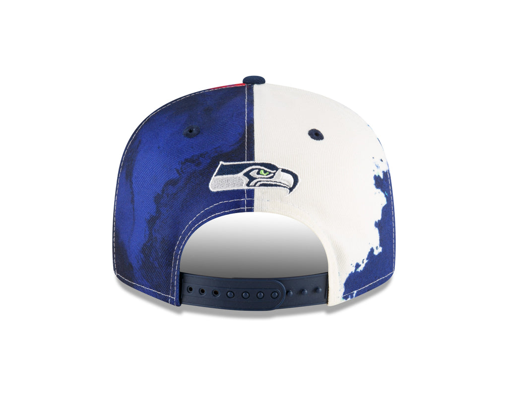 Seattle Seahawks New Era Ink 2022 NFL Sideline 9FIFTY Snapback Adjustable Hat for Men product image 6, provided for visual