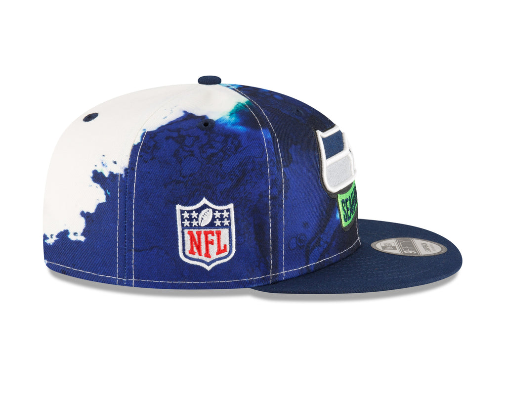 Seattle Seahawks New Era Ink 2022 NFL Sideline 9FIFTY Snapback Adjustable Hat for Men product image 4, provided for visual