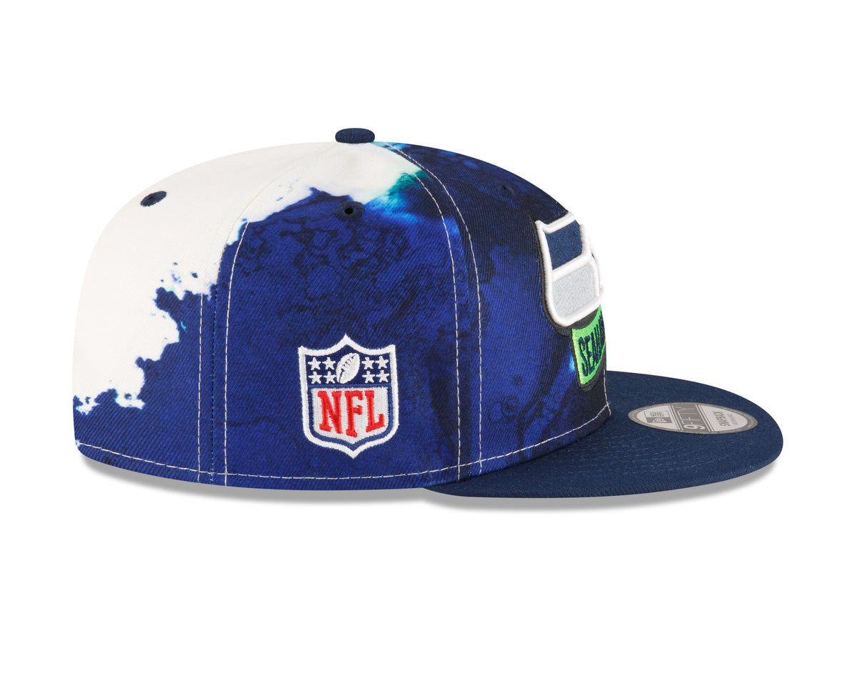 Seattle Seahawks New Era Ink 2022 NFL Sideline 9FIFTY Snapback Adjustable Hat for Men product image 4, provided for visual
