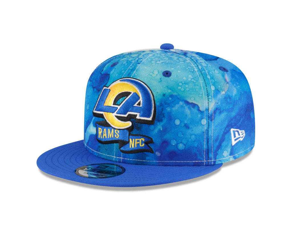 Los Angeles Rams New Era Ink 2022 NFL Sideline 9FIFTY Snapback Adjustable Hat for Men product image 3, provided for visual