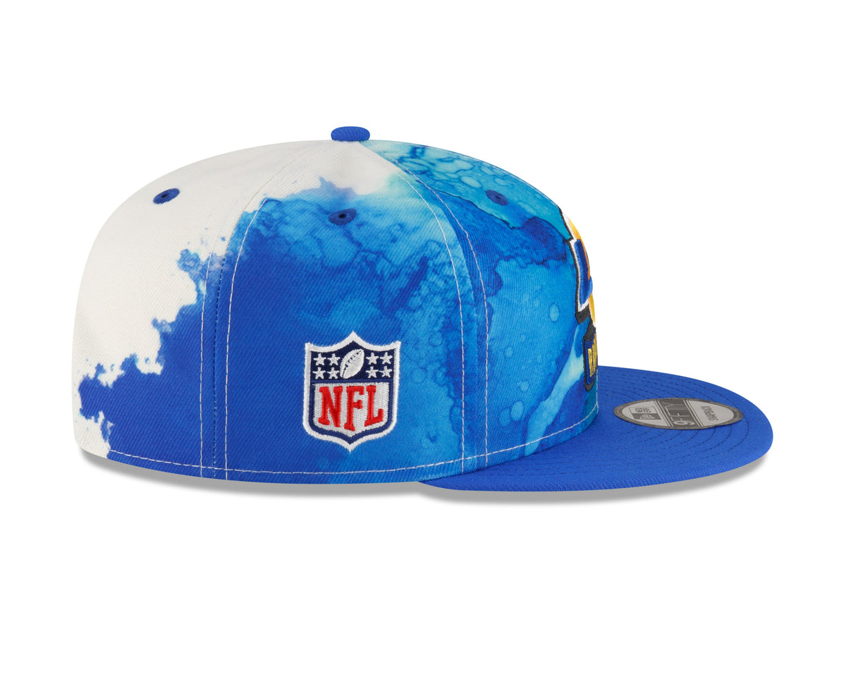 Los Angeles Rams New Era Ink 2022 NFL Sideline 9FIFTY Snapback Adjustable Hat for Men product image 4, provided for visual