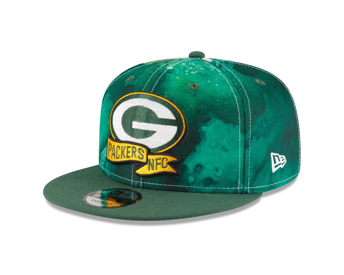Green Bay Packers New Era Ink 2022 NFL Sideline 9FIFTY Snapback Adjustable Hat for Men product image 3, provided for visual