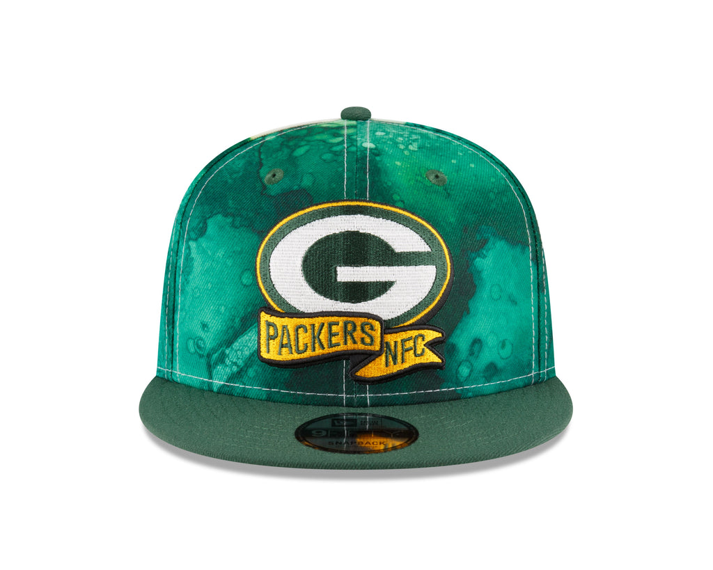 Green Bay Packers New Era Ink 2022 NFL Sideline 9FIFTY Snapback Adjustable Hat for Men product image 2, provided for visual