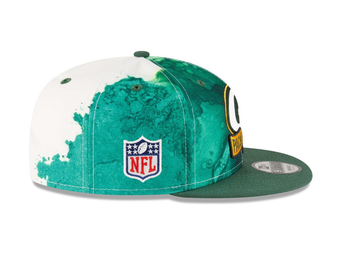 Green Bay Packers New Era Ink 2022 NFL Sideline 9FIFTY Snapback Adjustable Hat for Men product image 4, provided for visual