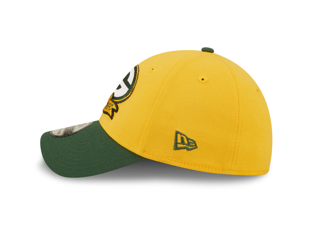 Green Bay Packers New Era Yellow/Green 2022 Sideline 39THIRTY Flex Hat for Men product image 5, provided for visual