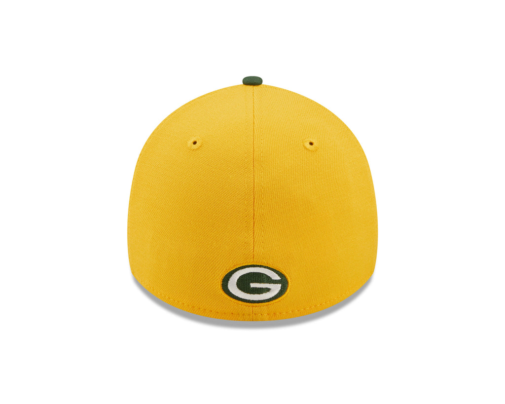 Green Bay Packers New Era Yellow/Green 2022 Sideline 39THIRTY Flex Hat for Men product image 6, provided for visual