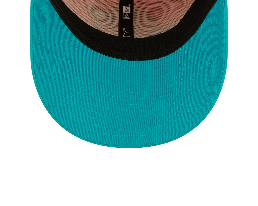 Miami Dolphins New Era Orange/Aqua 2022 Sideline 39THIRTY Flex Hat for Men product image 7, provided for visual reference