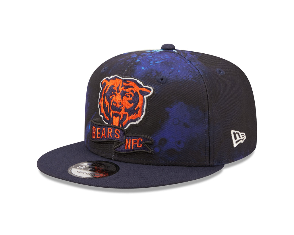 Chicago Bears New Era Navy Ink 2022 NFL Sideline Mascot Logo 9FIFTY Snapback Adjustable Hat for Men product image 3,
