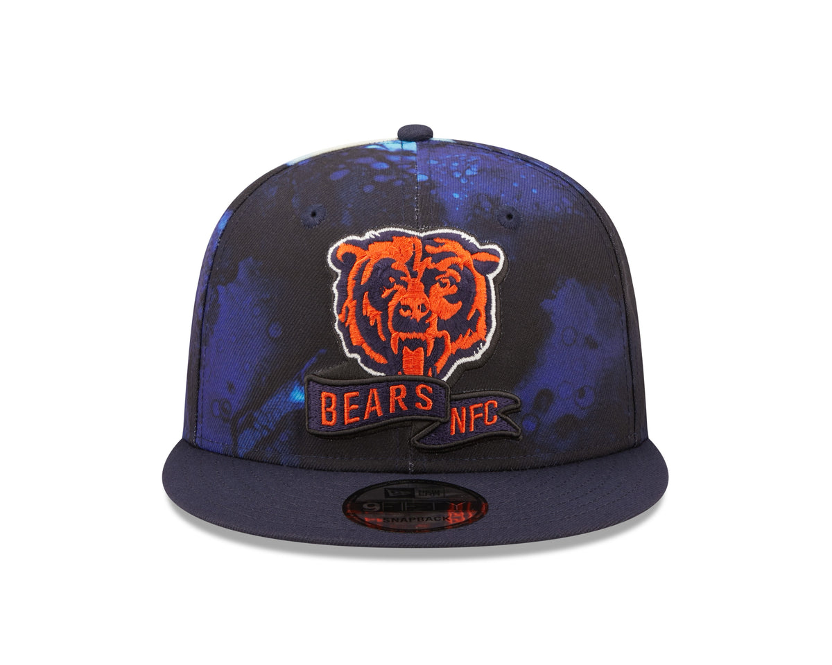 Chicago Bears New Era Navy Ink 2022 NFL Sideline Mascot Logo 9FIFTY Snapback Adjustable Hat for Men product image 2,