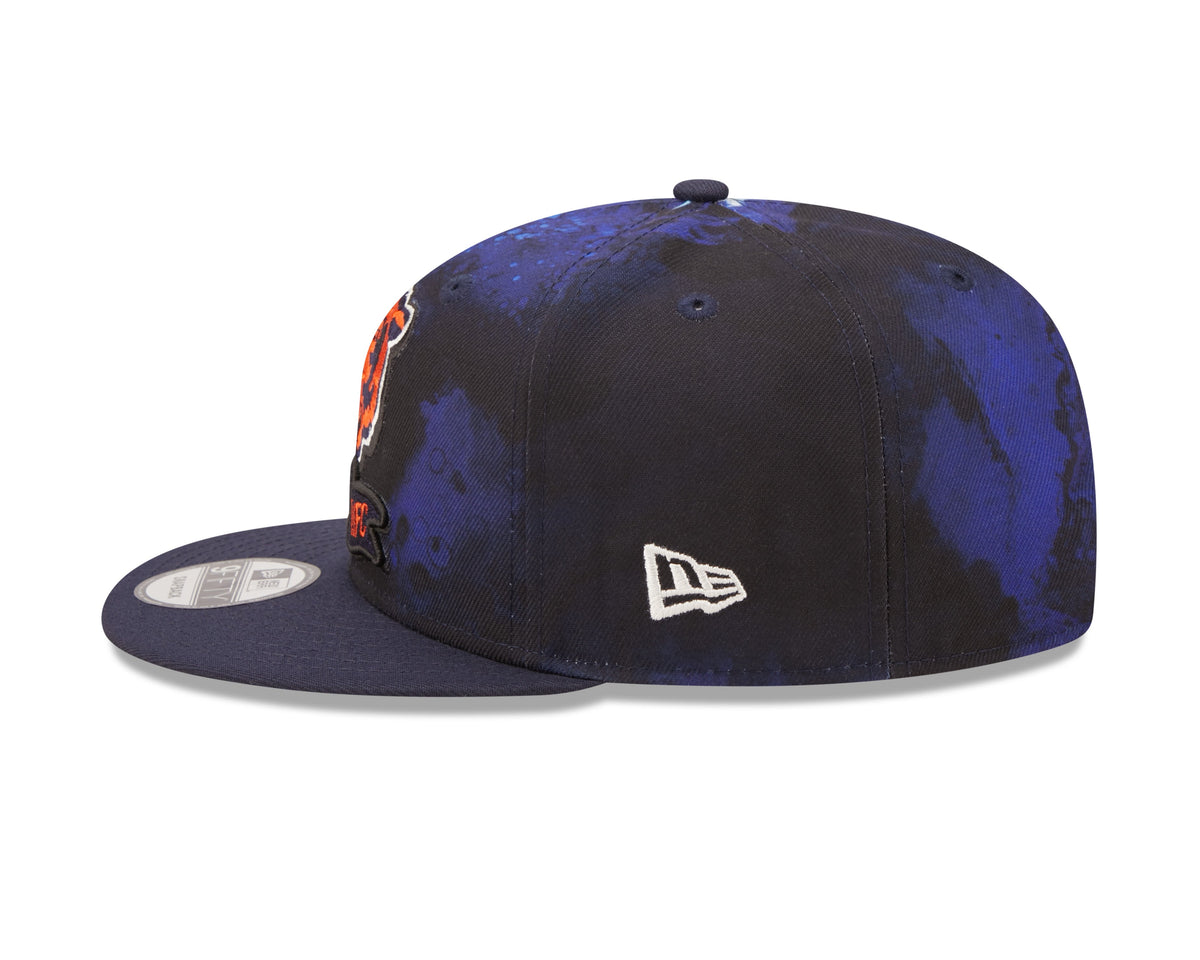 Chicago Bears New Era Navy Ink 2022 NFL Sideline Mascot Logo 9FIFTY Snapback Adjustable Hat for Men product image 5,