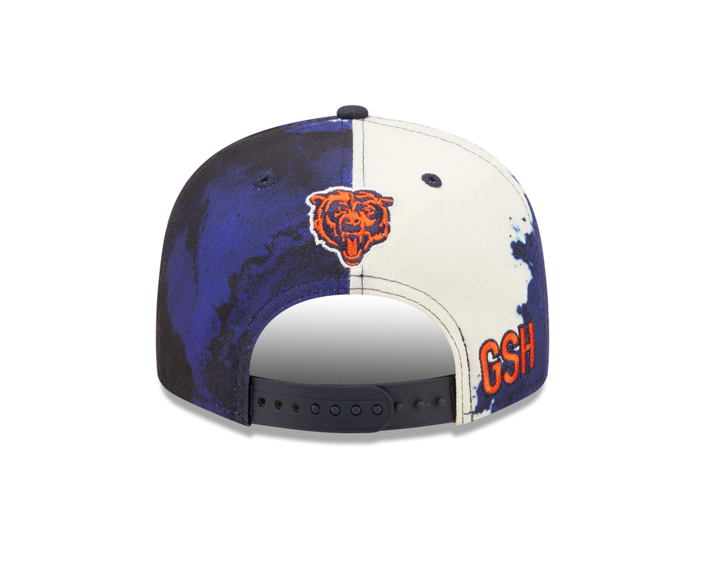 Chicago Bears New Era Navy Ink 2022 NFL Sideline Mascot Logo 9FIFTY Snapback Adjustable Hat for Men product image 6,