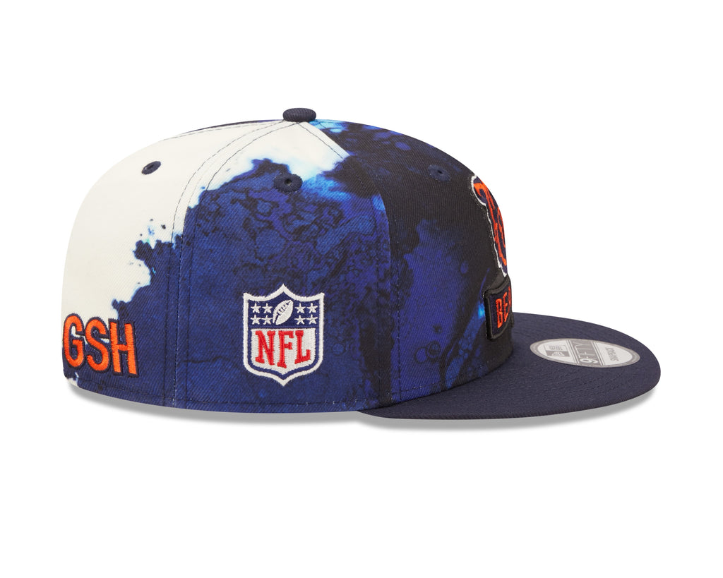 Chicago Bears New Era Navy Ink 2022 NFL Sideline Mascot Logo 9FIFTY Snapback Adjustable Hat for Men product image 4,