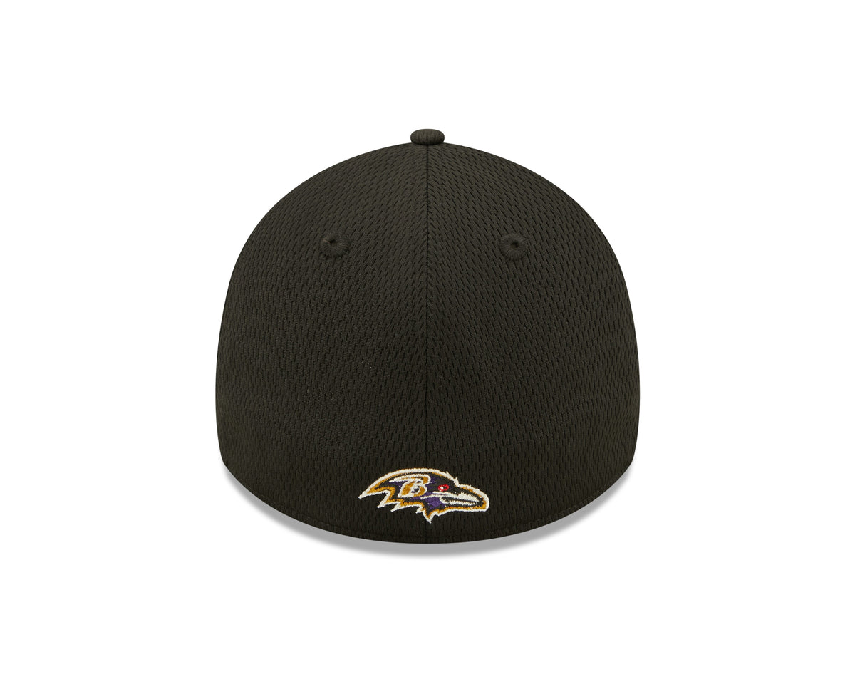 Baltimore Ravens New Era Black 2022 Sideline Coaches 39THIRTY Flex Hat for Men product image 4, provided for visual