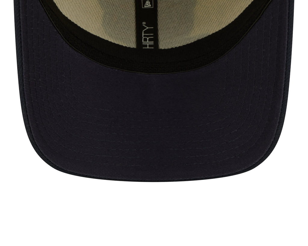 Chicago Bears Mascot Logo New Era Cream/Navy 2022 Sideline 39THIRTY Flex Hat for Men product image 7, provided for visual