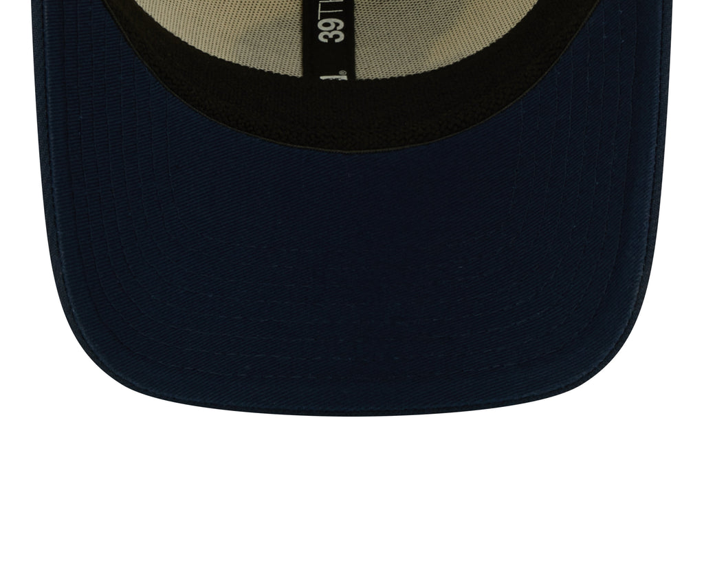 Tennessee Titans New Era Cream/Navy 2022 Sideline 39THIRTY Flex Hat for Men product image 7, provided for visual reference