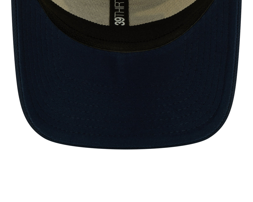 New England Patriots New Era Cream/Navy 2022 Sideline 39THIRTY Flex Hat for Men product image 8, provided for visual