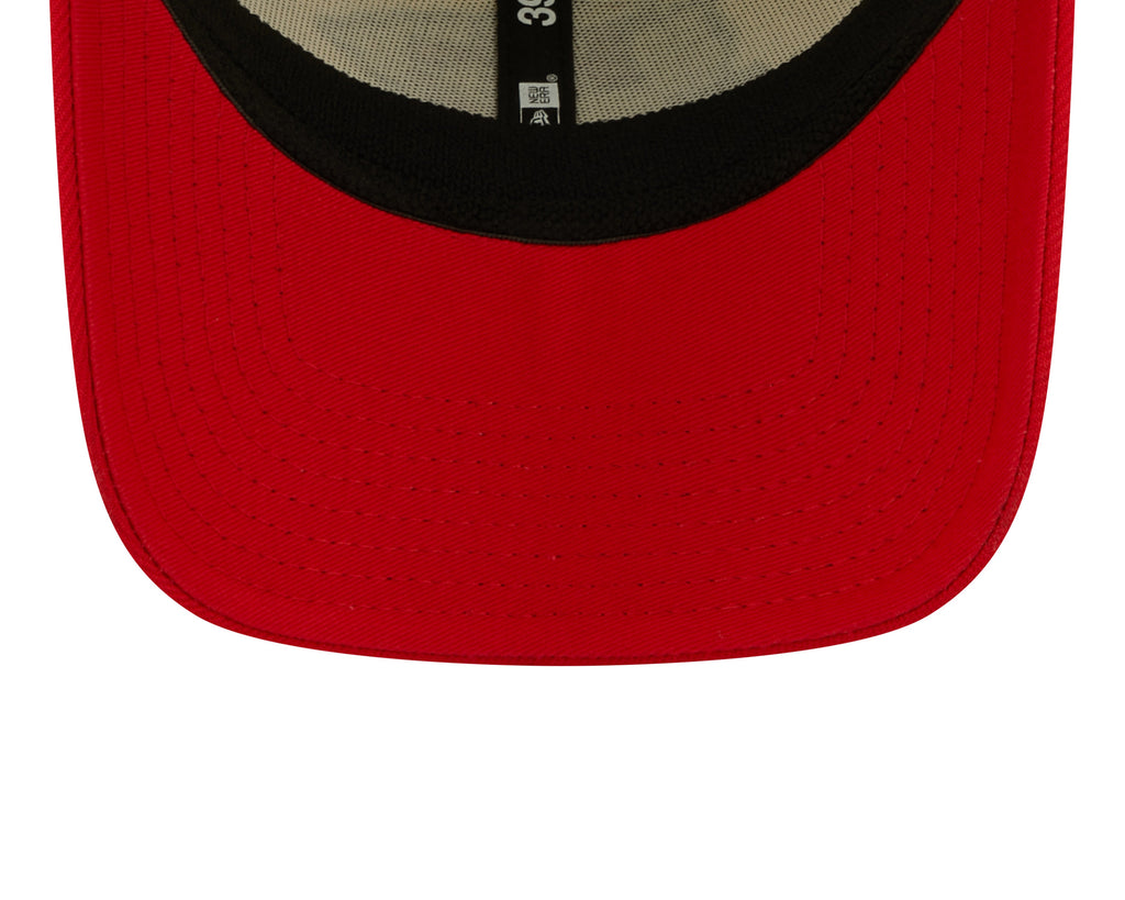Kansas City Chiefs New Era Cream/Red 2022 Sideline 39THIRTY Flex Hat for Men product image 8, provided for visual reference