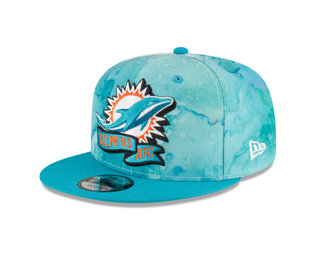 Miami Dolphins New Era Ink 2022 NFL Sideline 9FIFTY Snapback Adjustable Hat for Men product image 3, provided for visual