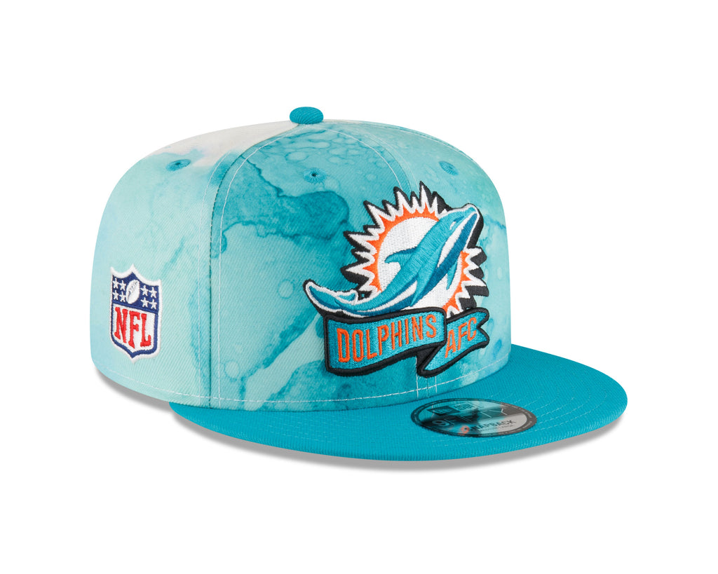 Miami Dolphins New Era Ink 2022 NFL Sideline 9FIFTY Snapback Adjustable Hat for Men product image 1, provided for visual