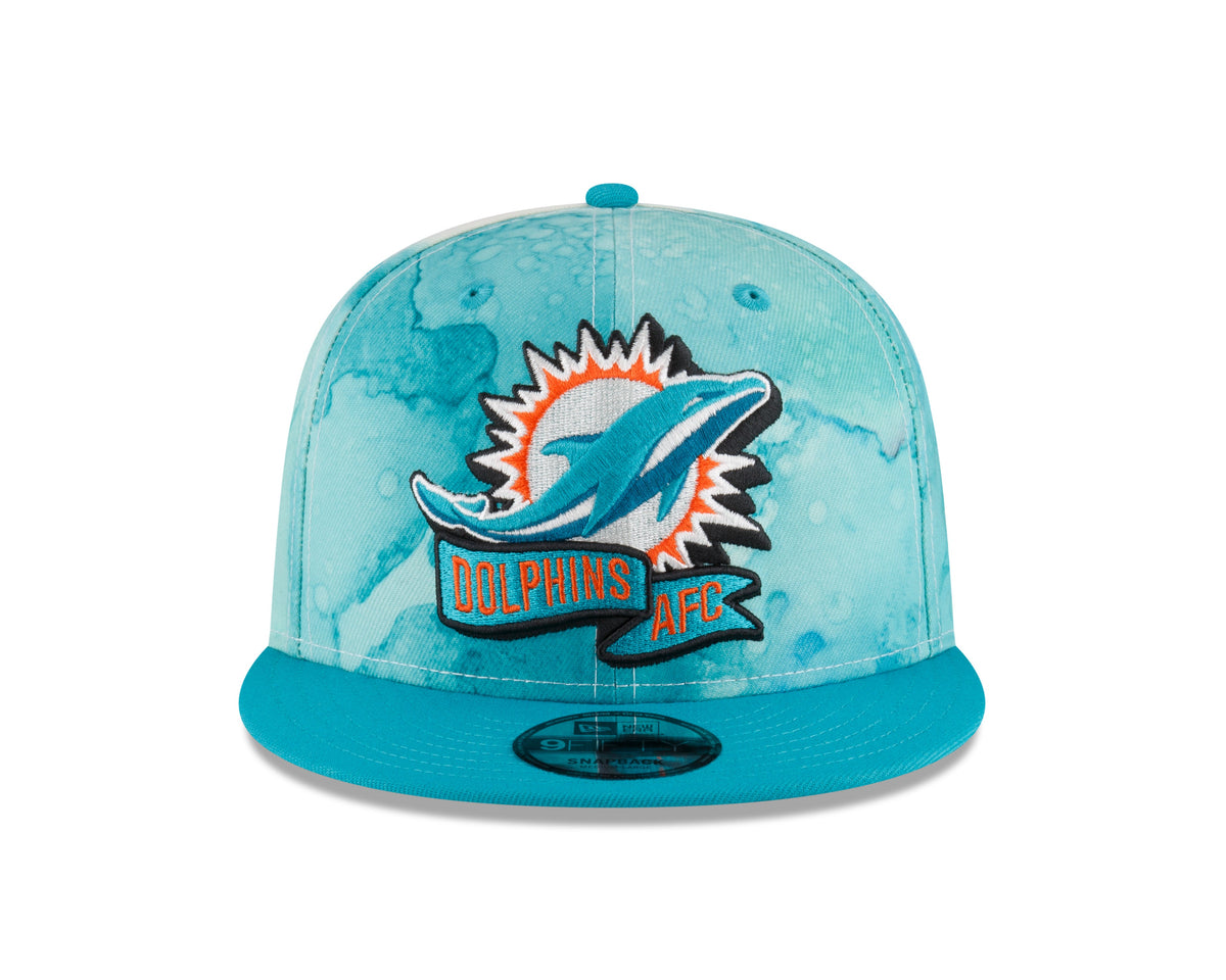 Miami Dolphins New Era Ink 2022 NFL Sideline 9FIFTY Snapback Adjustable Hat for Men product image 2, provided for visual