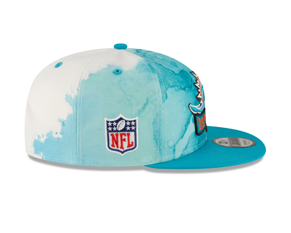 Miami Dolphins New Era Ink 2022 NFL Sideline 9FIFTY Snapback Adjustable Hat for Men product image 4, provided for visual