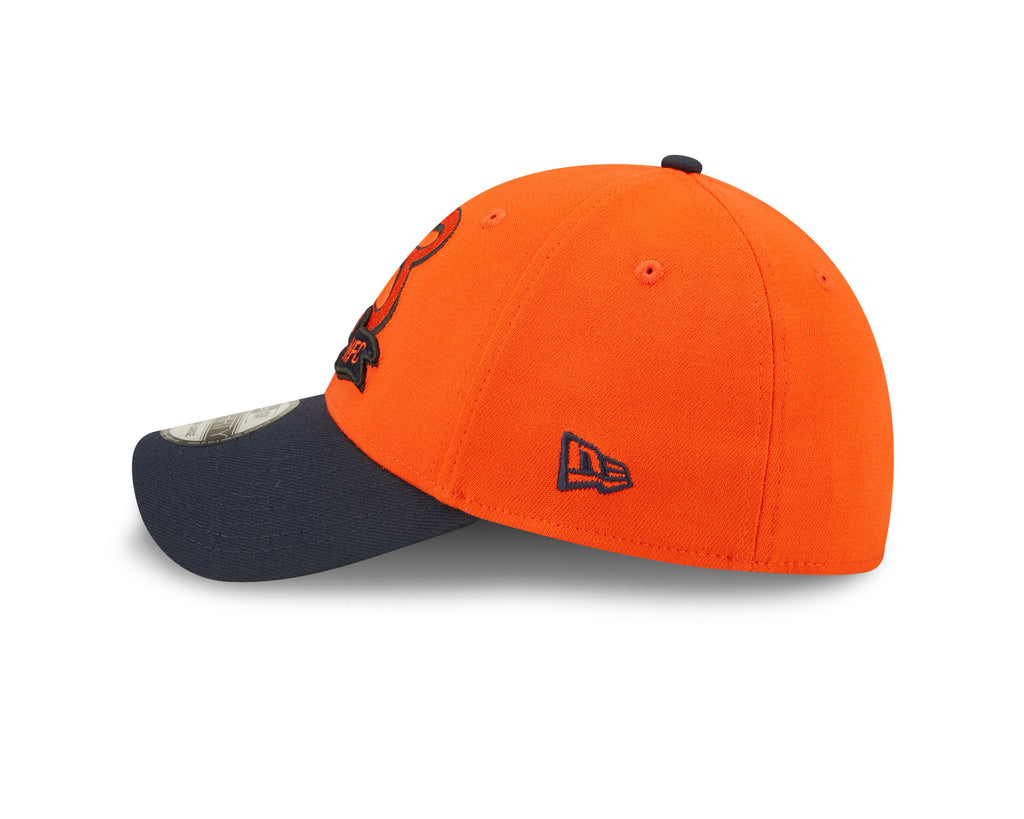 Chicago Bears "B" Logo New Era Orange/Navy 2022 Sideline 39THIRTY Flex Hat for Men product image 5, provided for visual