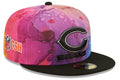 Chicago Bears New Era 2022 Crucial Catch NFL Primary Logo Multi Color Ink 59FIFTY Fitted Hat for Men product image 1,