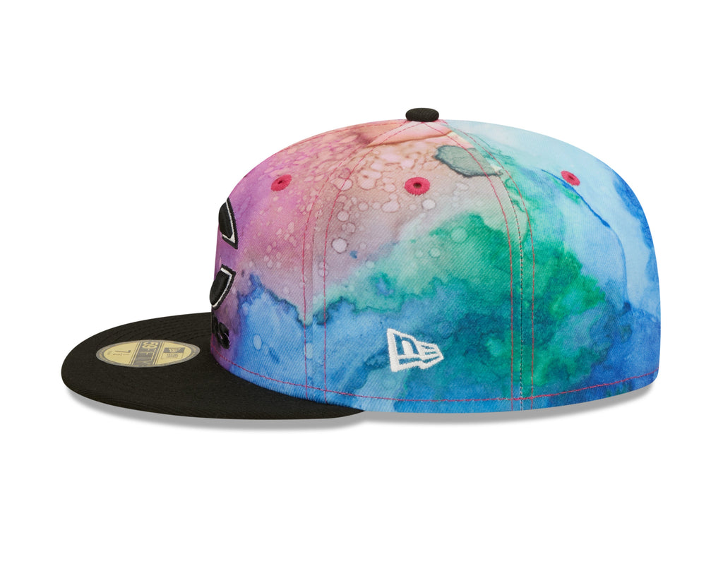 Chicago Bears New Era 2022 Crucial Catch NFL Primary Logo Multi Color Ink 59FIFTY Fitted Hat for Men product image 5,