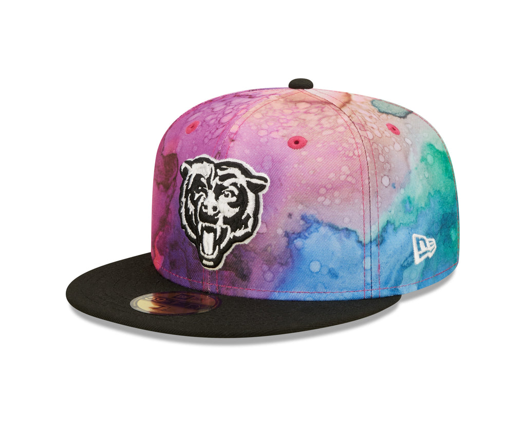 Chicago Bears New Era 2022 Crucial Catch NFL Mascot Logo Multi Color Ink 59FIFTY Fitted Hat for Men product image 3,